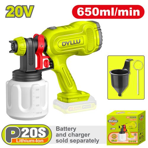 فرد رش طلاء بطارية 650 مل/د Cordless spray gun DTSU3066